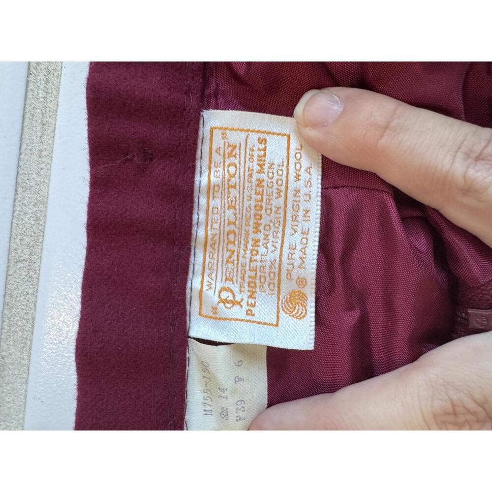 Vintage Pendleton 100% Virgin Wool Trousers Women’s Size 14 NWT – Made in USA - Picture 4 of 9